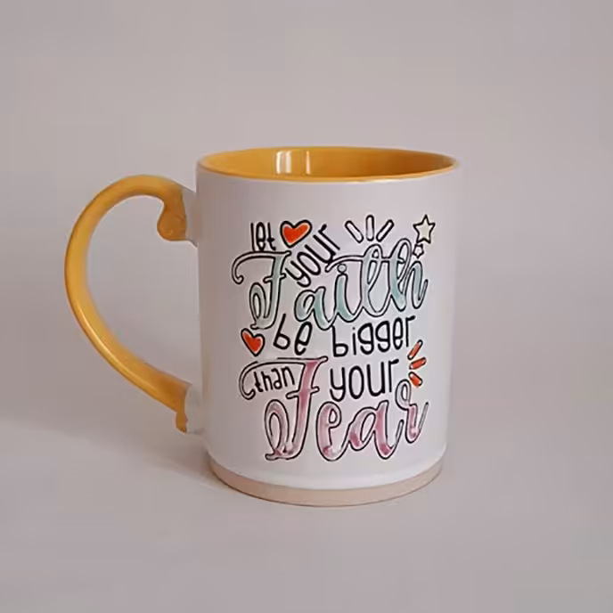 ماگ سرامیکی ایمان تو از ترست قویتره