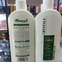 شامپو بدون سولفات کریستال تقویت کننده و ضدوزی مو مدل hair care line حجم 400 میلی لیتر
