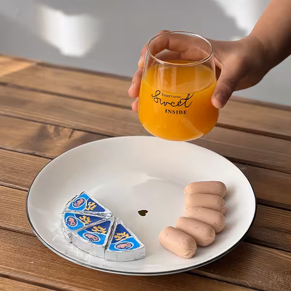 بشقاب پلو خوری بزرگ قلبی