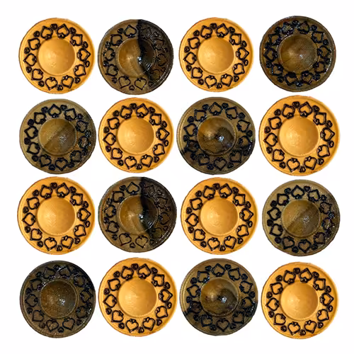 مهره تخته طرح قلب 