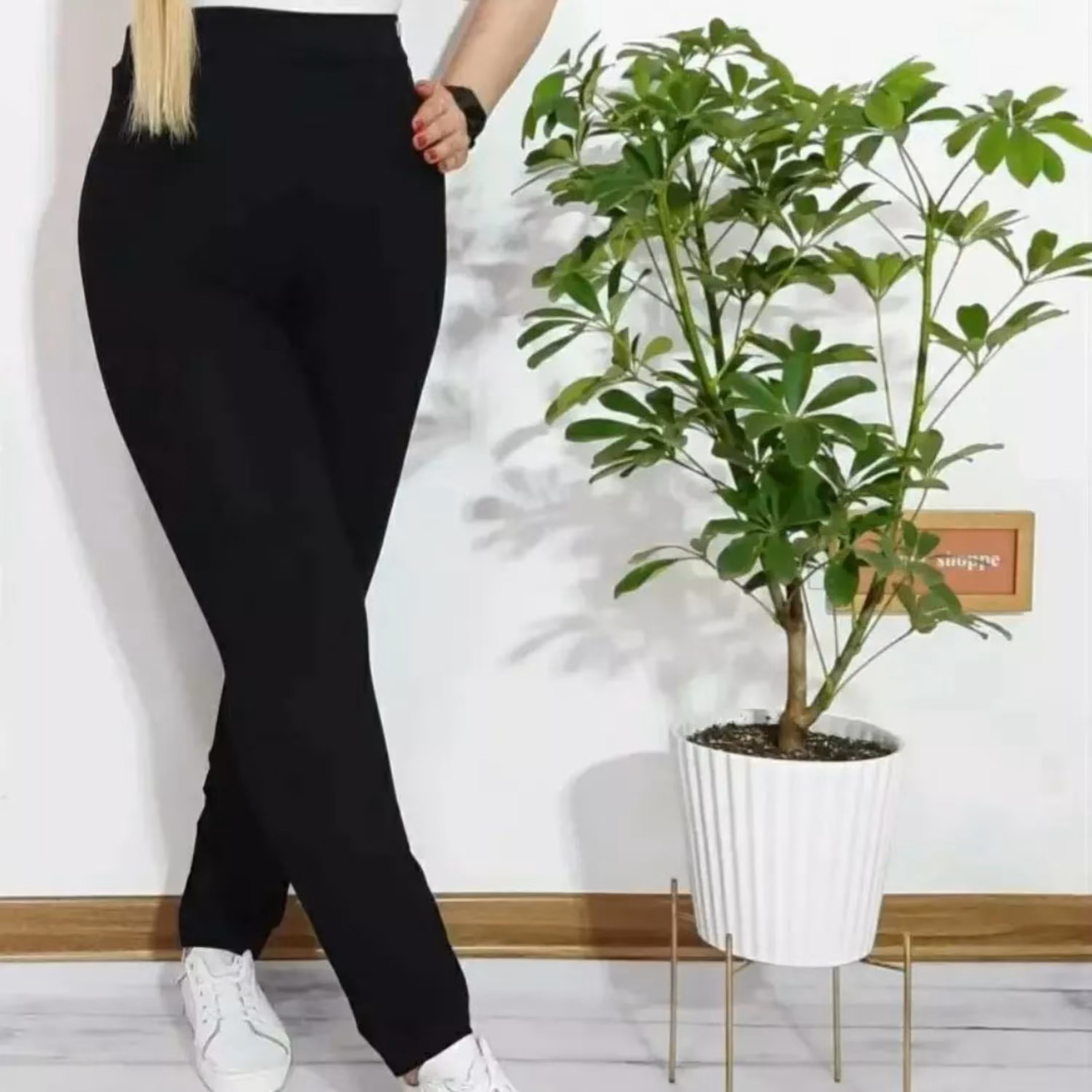 شلوار مشکی فول کش