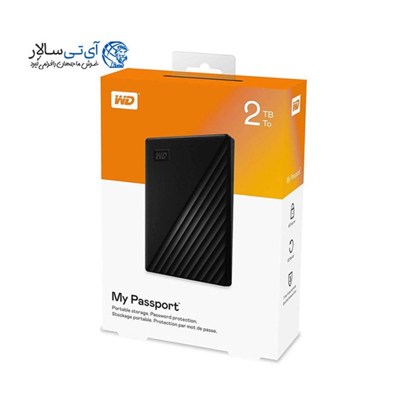 هارد اکسترنال 2 ترابایت وسترن دیجیتال my passport