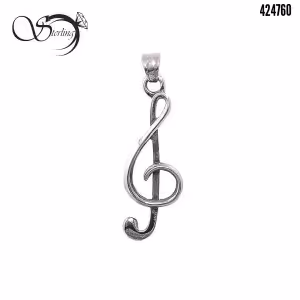 پلاک و زنجیر طرح ملودی استیل کد:2283