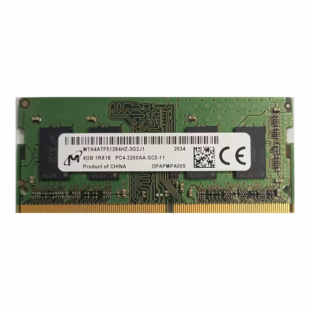 رم لپ تاپ میکرون 4 گیگابایت DDR4 با فرکانس 3200 مگاهرتز