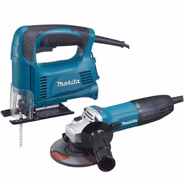 کیت دو دستگاه ماکیتا اره عمودبر و مینی فرز مدل DK0122