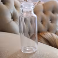 شیشه ویال مخصوص گیفت و هدیه گنجایش 18 سی سی  و 6 سانت ارتفاع