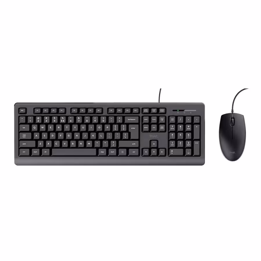 قیمت و خرید کيبورد و ماوس باسیم تراست مدل TKM-250 | یاس ارتباط