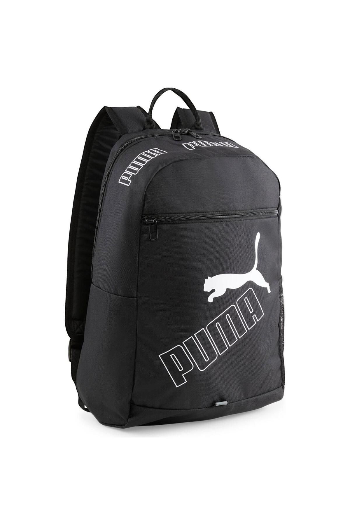 کیف مدرسه مشکی مردانه و زنانه سیاه کوله پشتی روزانه سفید یونیسکس 07995201 Puma