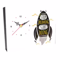ساعت رومیزی STOP DREAMING طرح AL 31