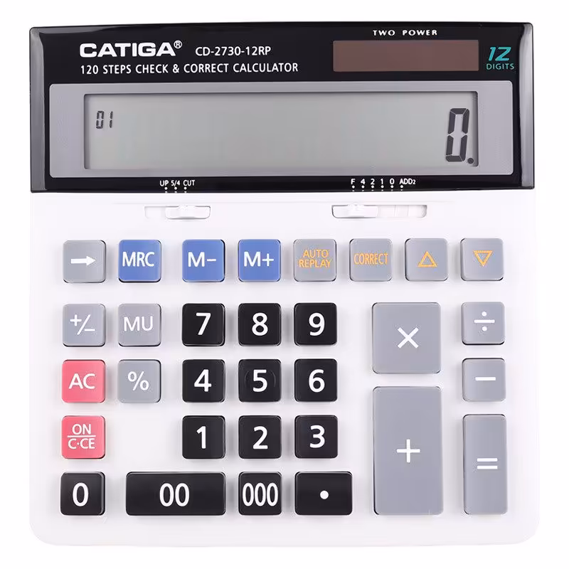 ماشین حساب کاتیگا Catiga CD-2730-12RP