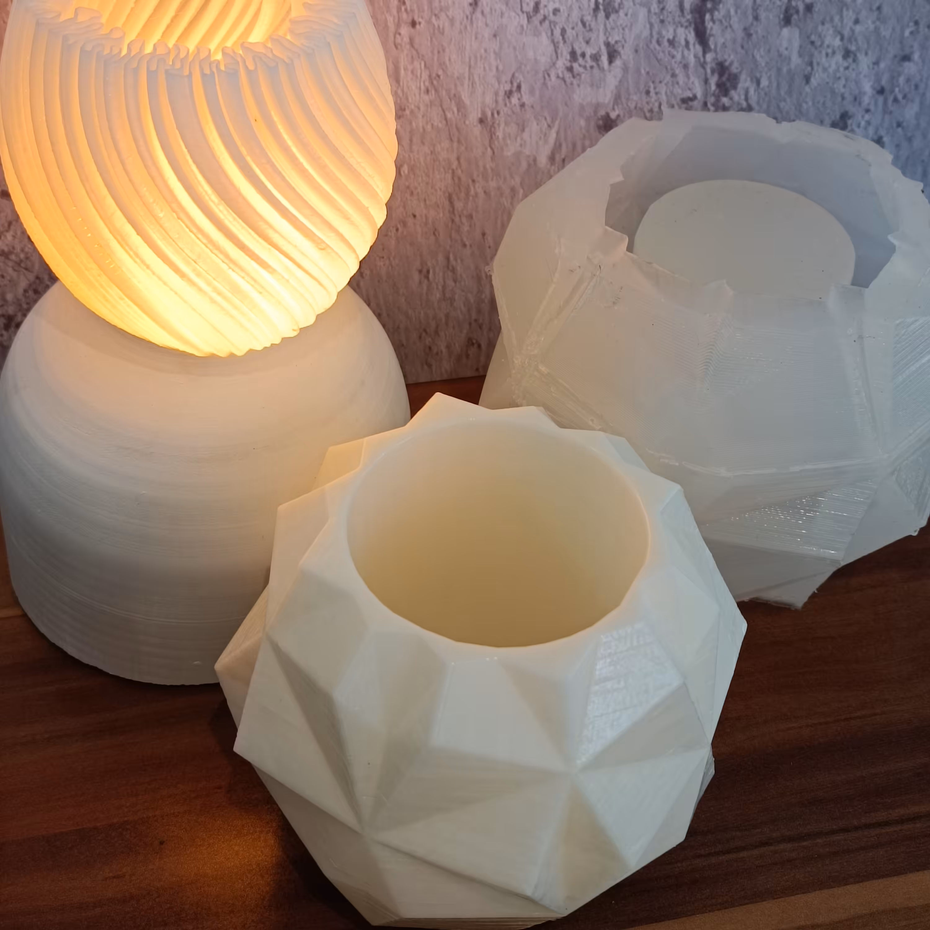 قالب سیلیکونی گلدان ستاره درشت 