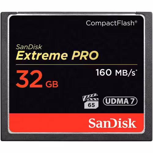 کارت حافظه سندیسک مدل SanDisk 32GB Extreme Pro CompactFlash UDMA 7 160MB/s