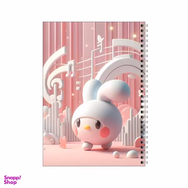 دفتر مشق 80 برگ بامبیلیپ طرح ملودی کد 0855202