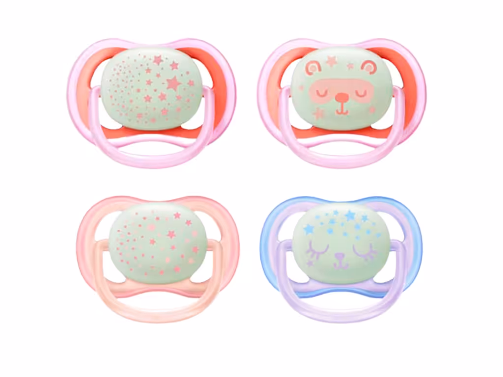 پستانک دوعددی Ultra air شب تاب اونت Avent