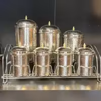 پاسماوری و  جا ادویه  مسی کروم،فو ق العاده عالی و با کیفیت و زیبا