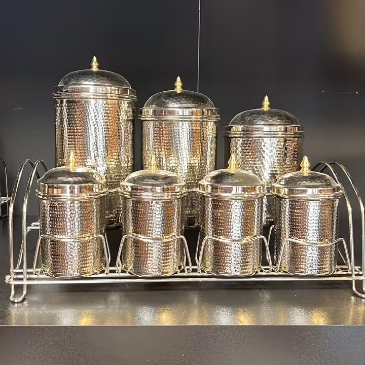 پاسماوری و  جا ادویه  مسی کروم،فو ق العاده عالی و با کیفیت و زیبا