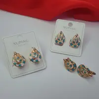 بدلیجات گوشواره حلقه ای درشت ژوپینگ  رنگ کاملا ثابت