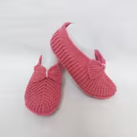 پاپوش بافتنی کد 7