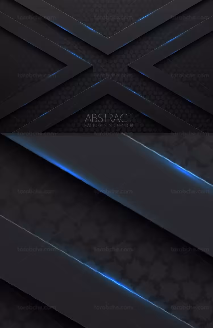 وکتور بکگراند انتزاعی مشکی رنگ | گرافیک با طعم تربچه