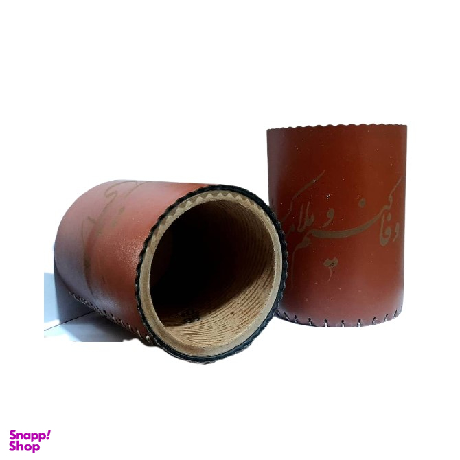 جاقلمی لیوانی طرح چرمی