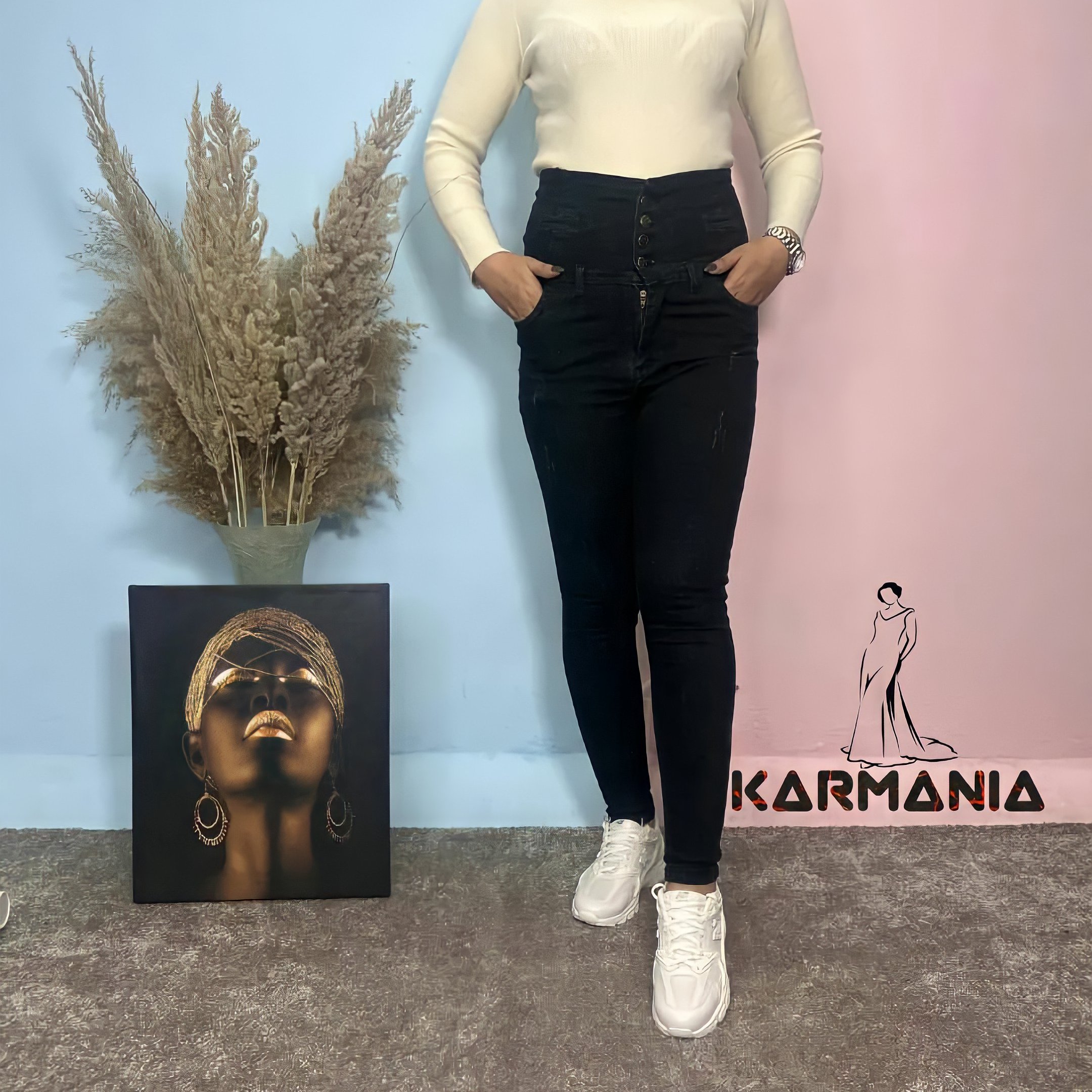 شلوار جین ترک زنانه گندار کد196