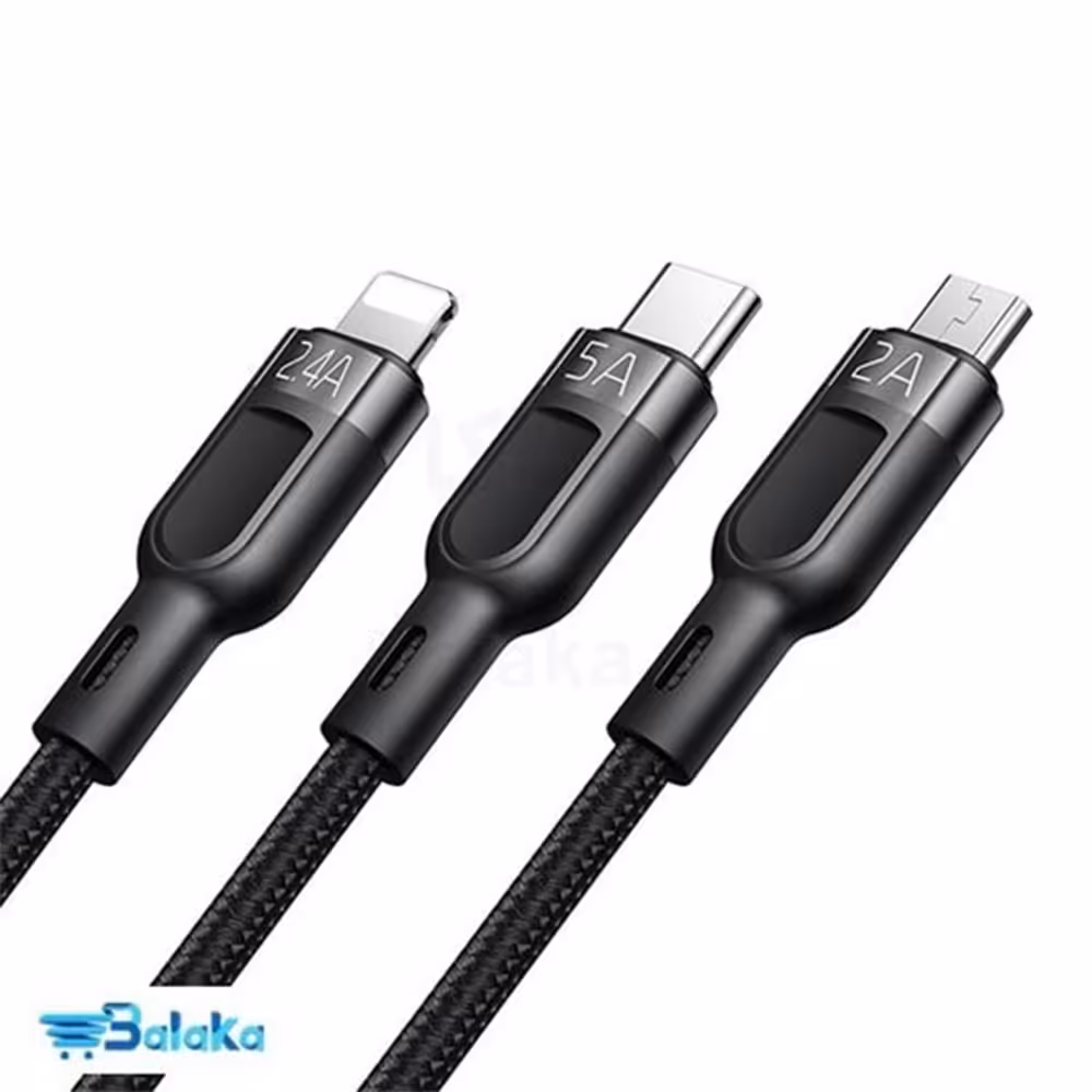 کابل شارژ سه سر فست شارژ مک دودو Mcdodo CA-8790