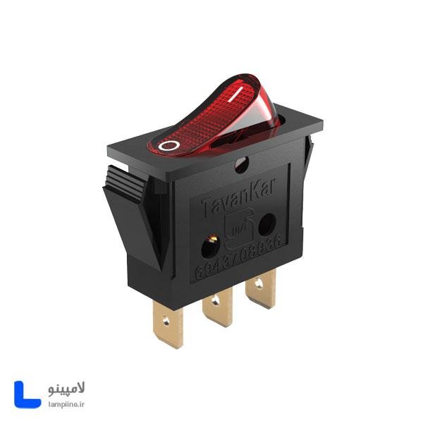 کلید بخاری (راکر) تک پل باریک توانکار