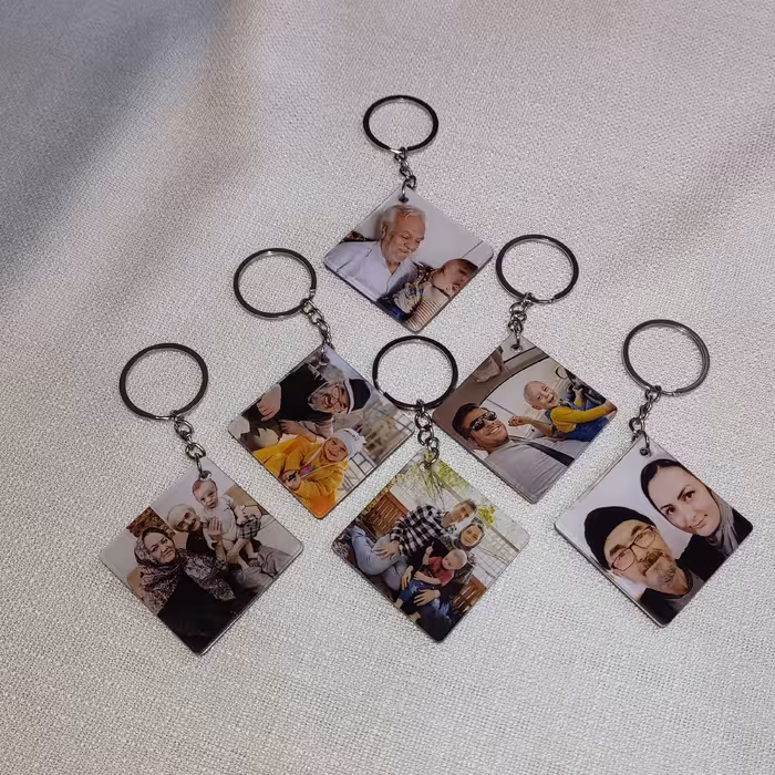 جاکلیدی کریستالی ، سایز 5 در 5 ، با دو عکس