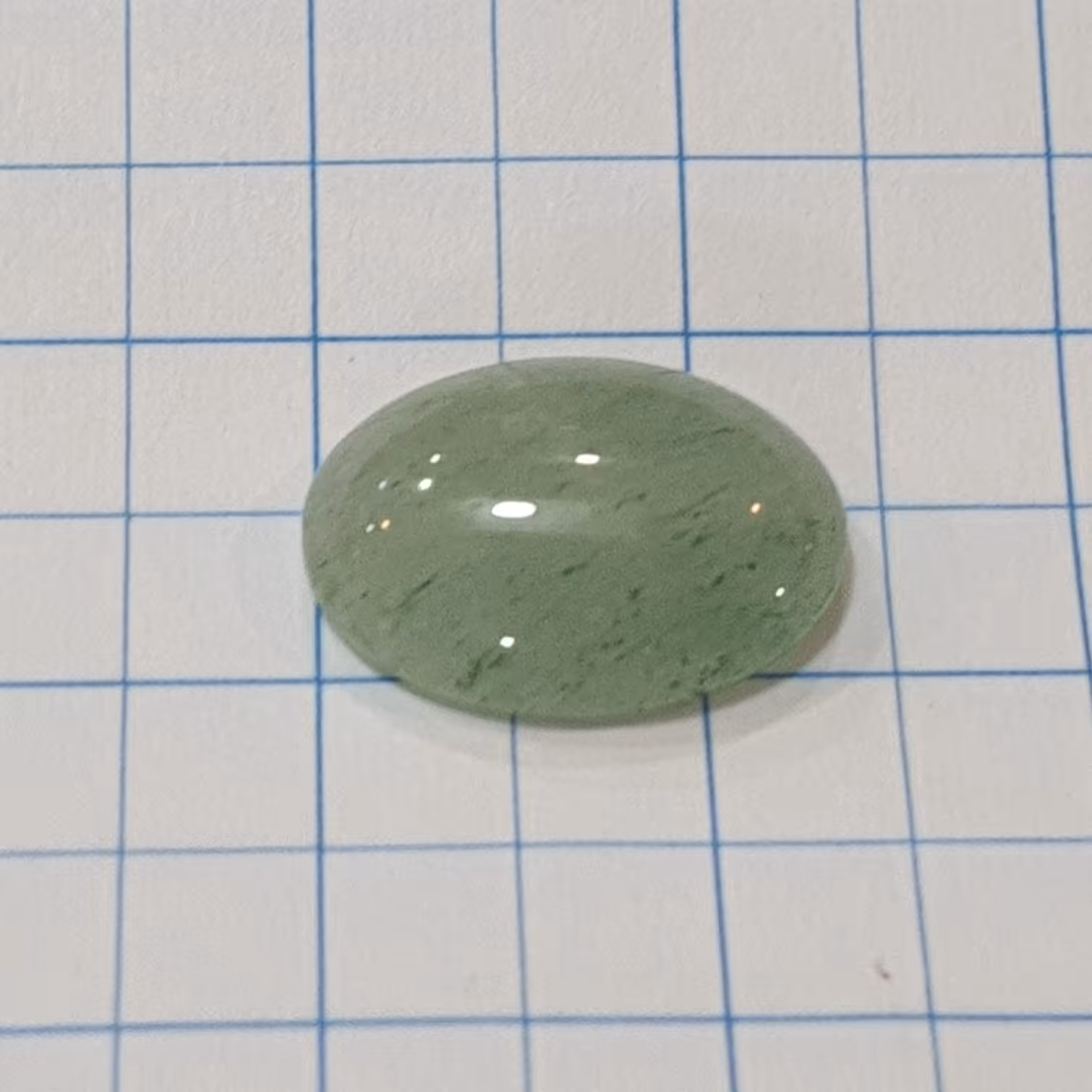 نگین کمیاب کوارتز سبز 5 قیراطی