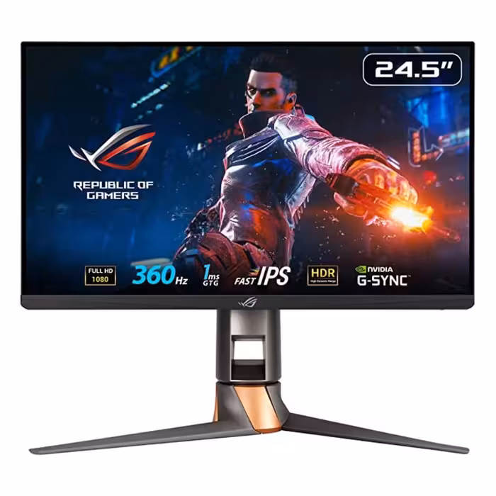 نمایشگر ایسوس مدل ROG Swift 360Hz PG259QN سایز 24.5 اینچ