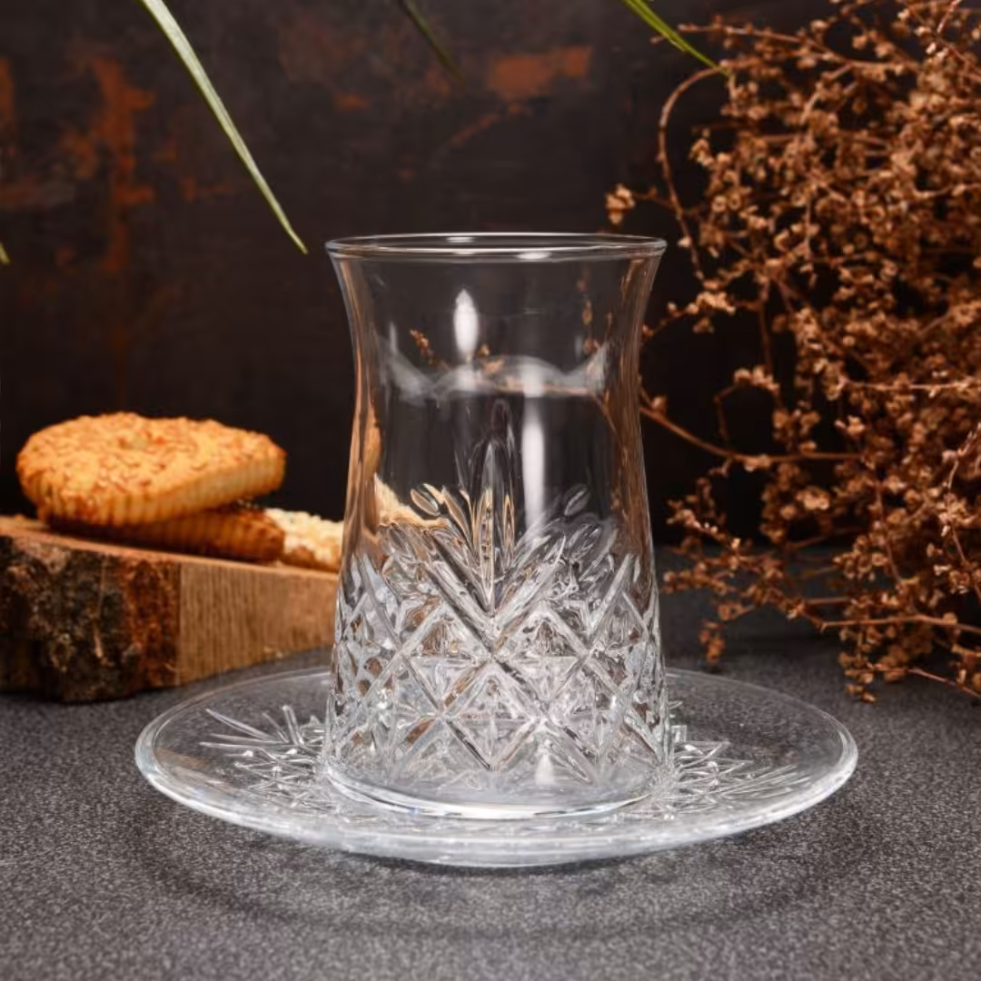 ست استکان نلبکی مدل تایملس محصول پاشاباغچه ترکیه