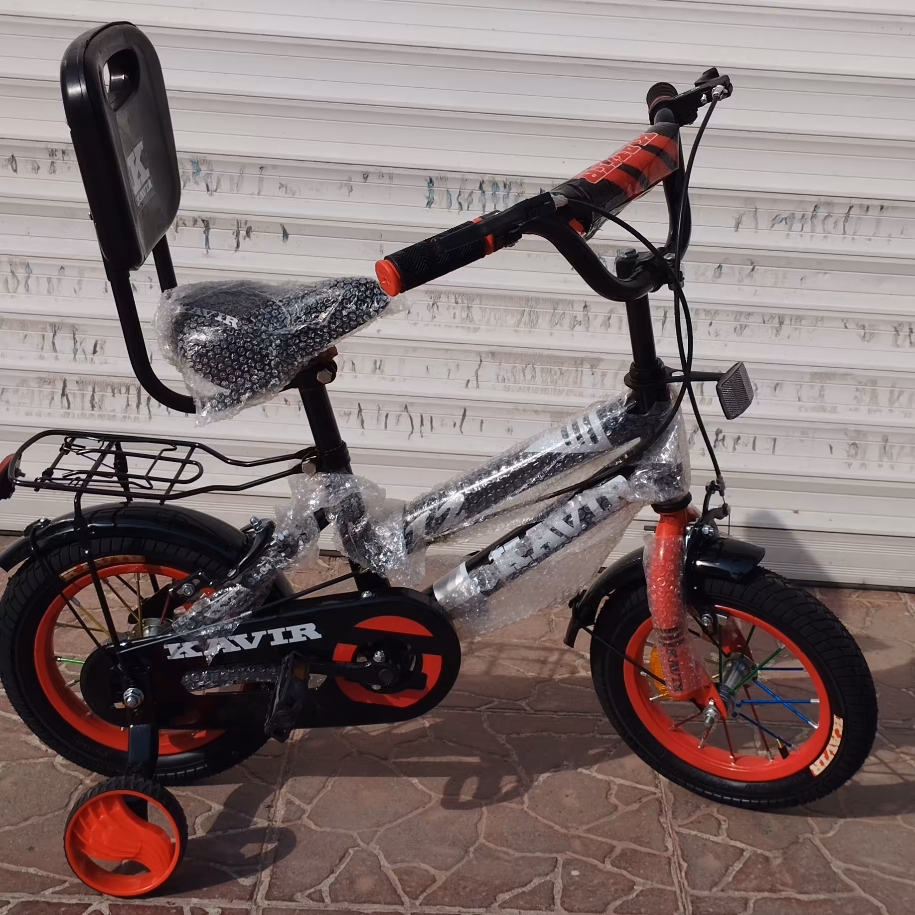 دوچرخه سایز 12 برند کویر مدل 01 با تکیه گاه و ترک بند