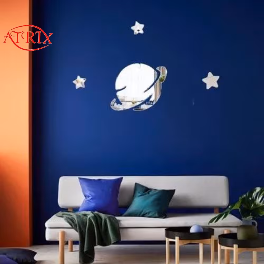 آینه آتریکس مدل زحل کد MD277 سایز 30سانتیمتر