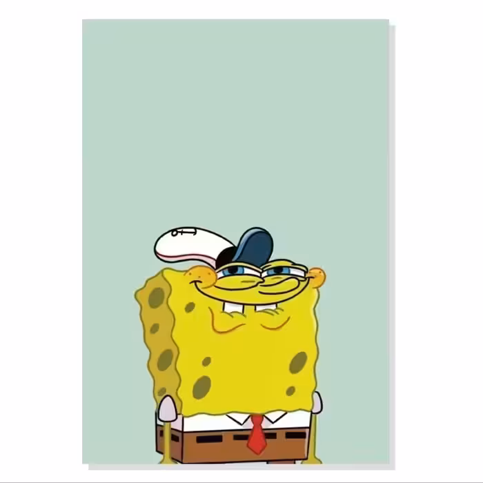 تابلو شاسی طرح انیمیشن سریالی باب اسفنجی SpongeBob مدل M0575