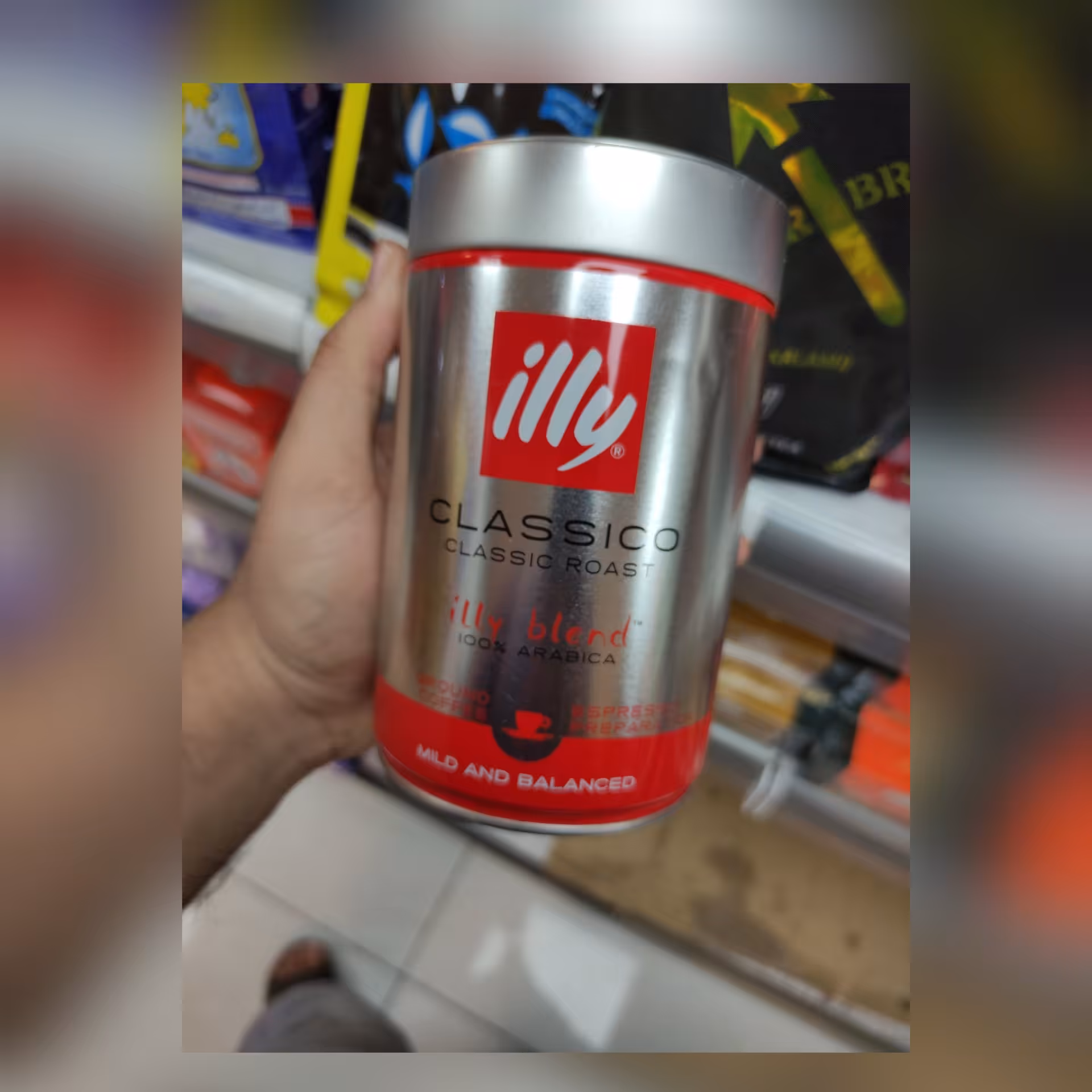 قهوه اسپرسو ایلی کلاسیکو250گرم illy ارسال رایگان