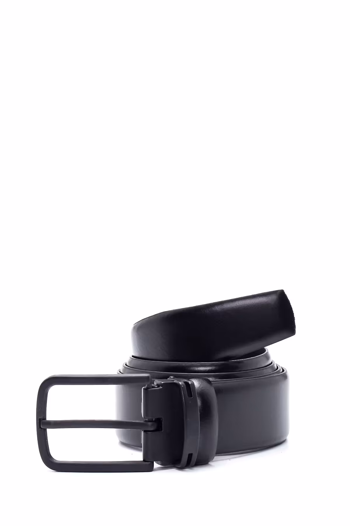 کمربند مشکی مردانه چرمی اورجینال Derimod