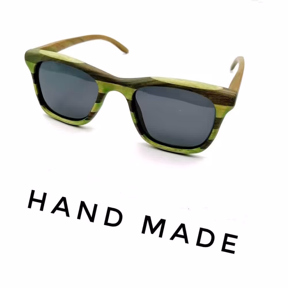 عینک دودی چوبی دستساز زنانه و مردانه