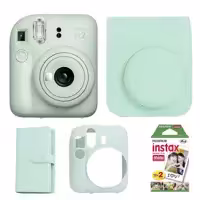 پک کامل دوربین چاپ سریع اینستکس مینی 12 فوجی فیلم Fujifilm Instax Mini 12 Green Package