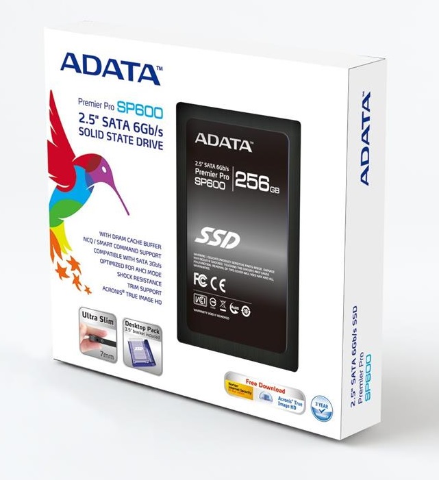 هارد اس اس دی ای دیتا اس پی 600 ظرفیت 256 گیگابایت