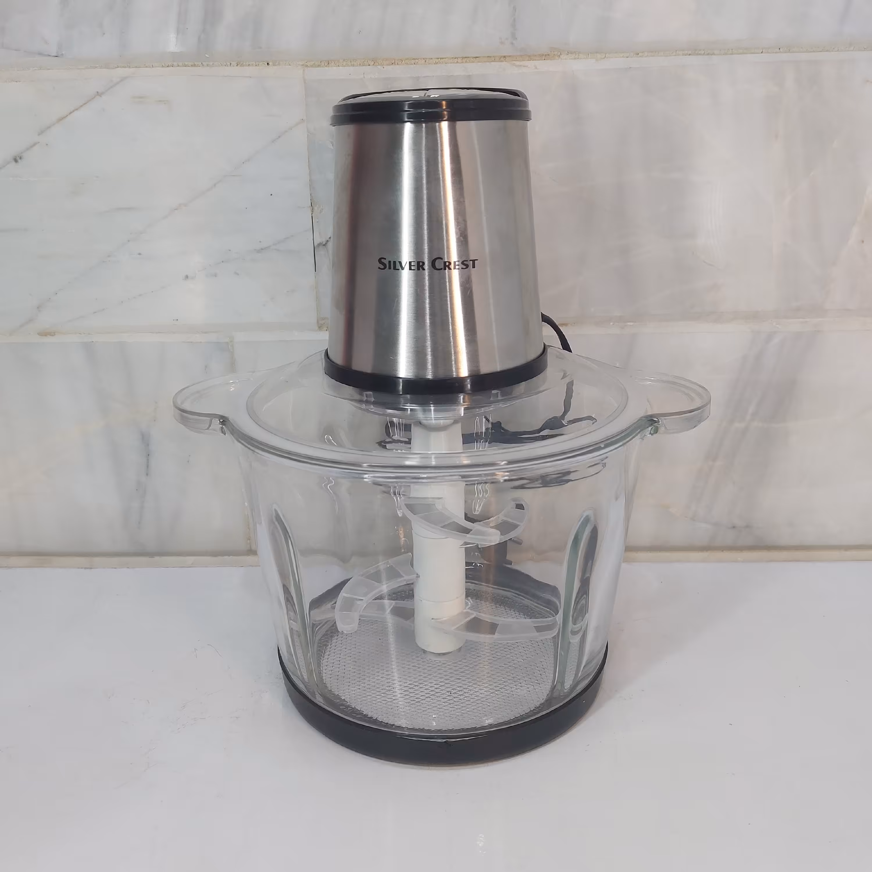 خردکن سیلور کرست 3.5 لیتری 6 تیغه طلائی کاسه شیشه ای 3000 وات