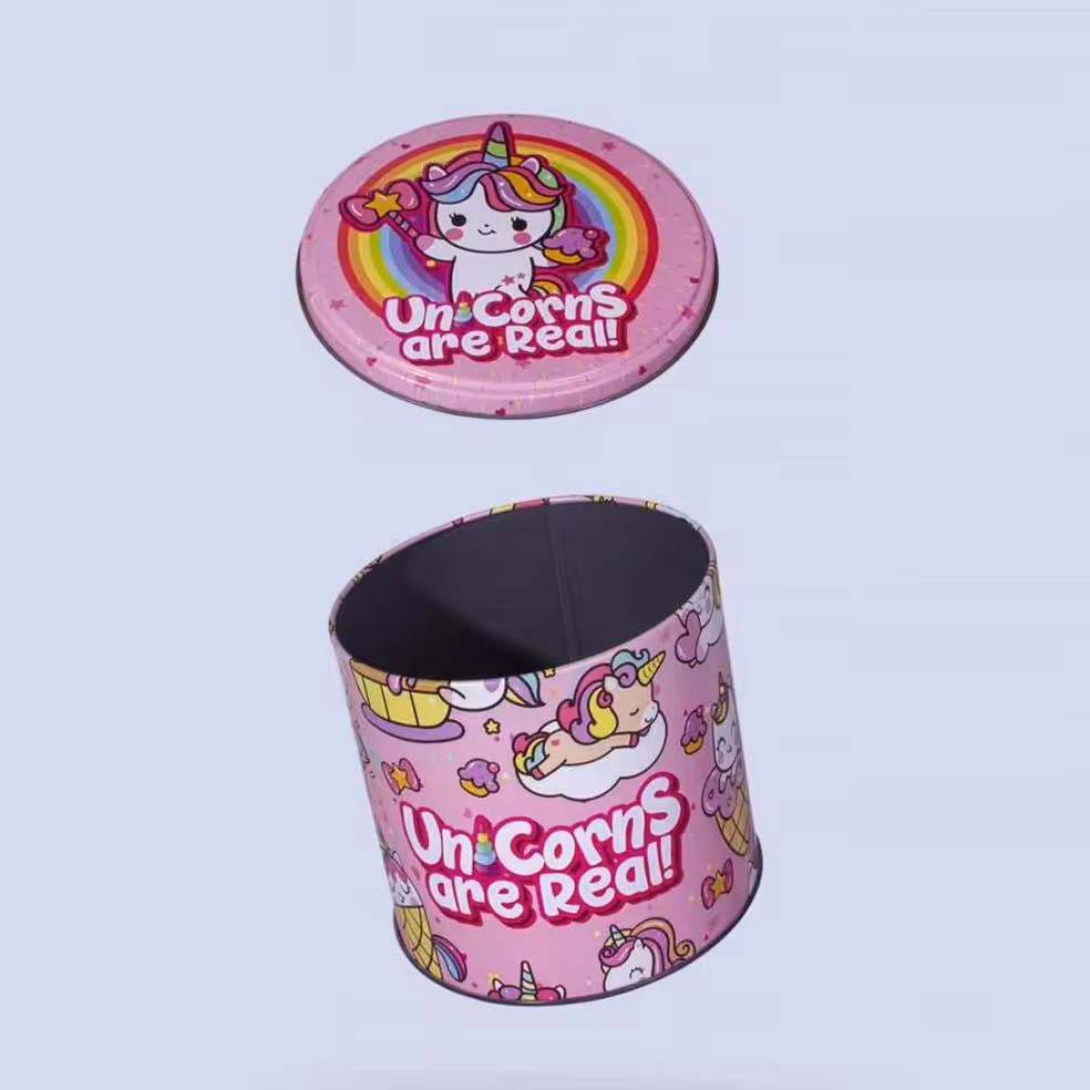 جعبه هدیه فلزی طرح یونیکورن