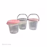 سطل مدرج همه کاره 2 لیتری شفاف اشکان