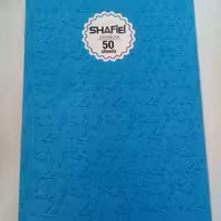 دفتر پنجاه برگ ته چسب 
رنگ آبی
برند شفیعی 