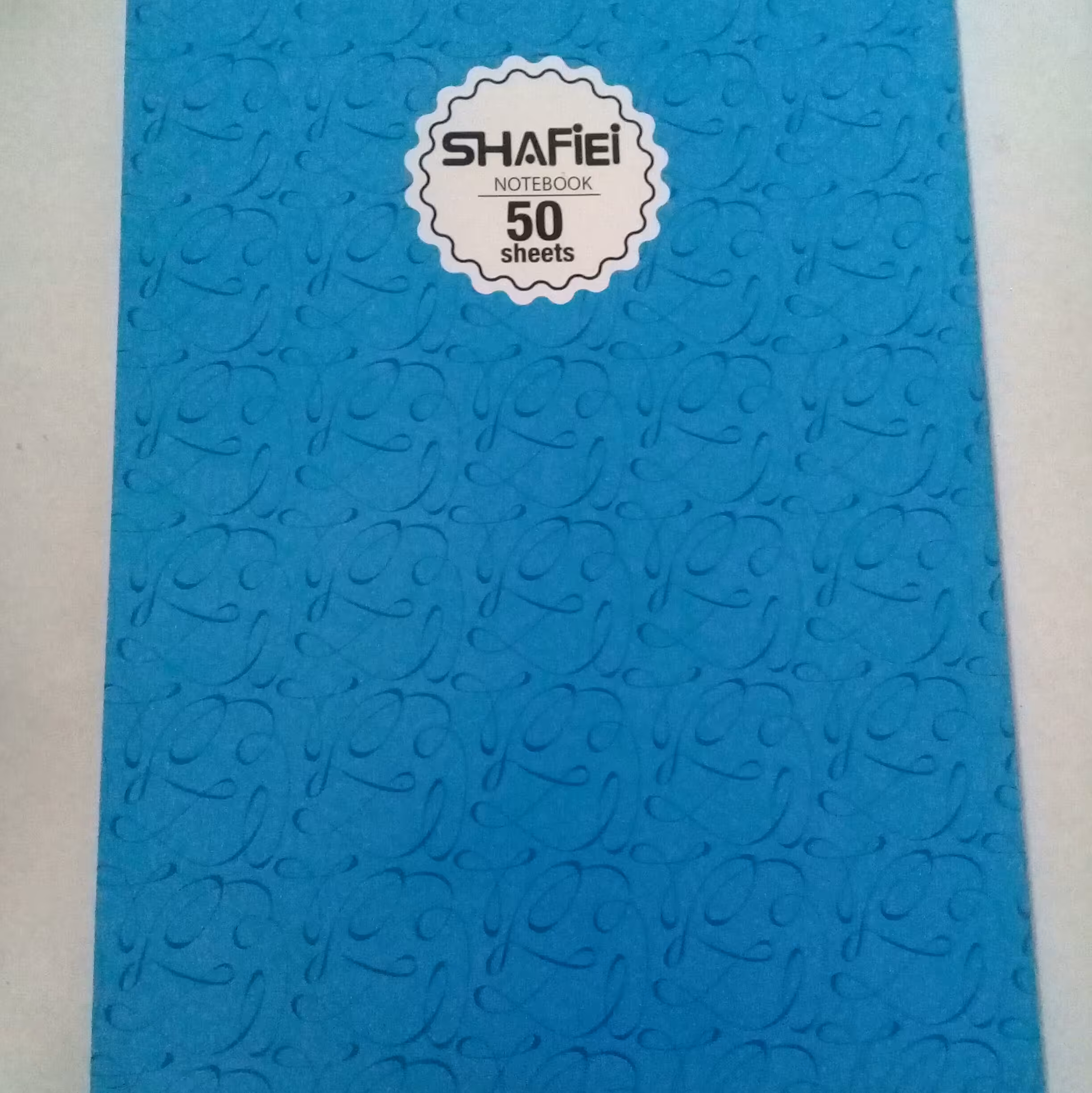 دفتر پنجاه برگ ته چسب 
رنگ آبی
برند شفیعی 