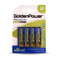 باتری قلمی آلکالاین گلدن پاور مدل Eco Total Power Alkaline بسته 4 عددی