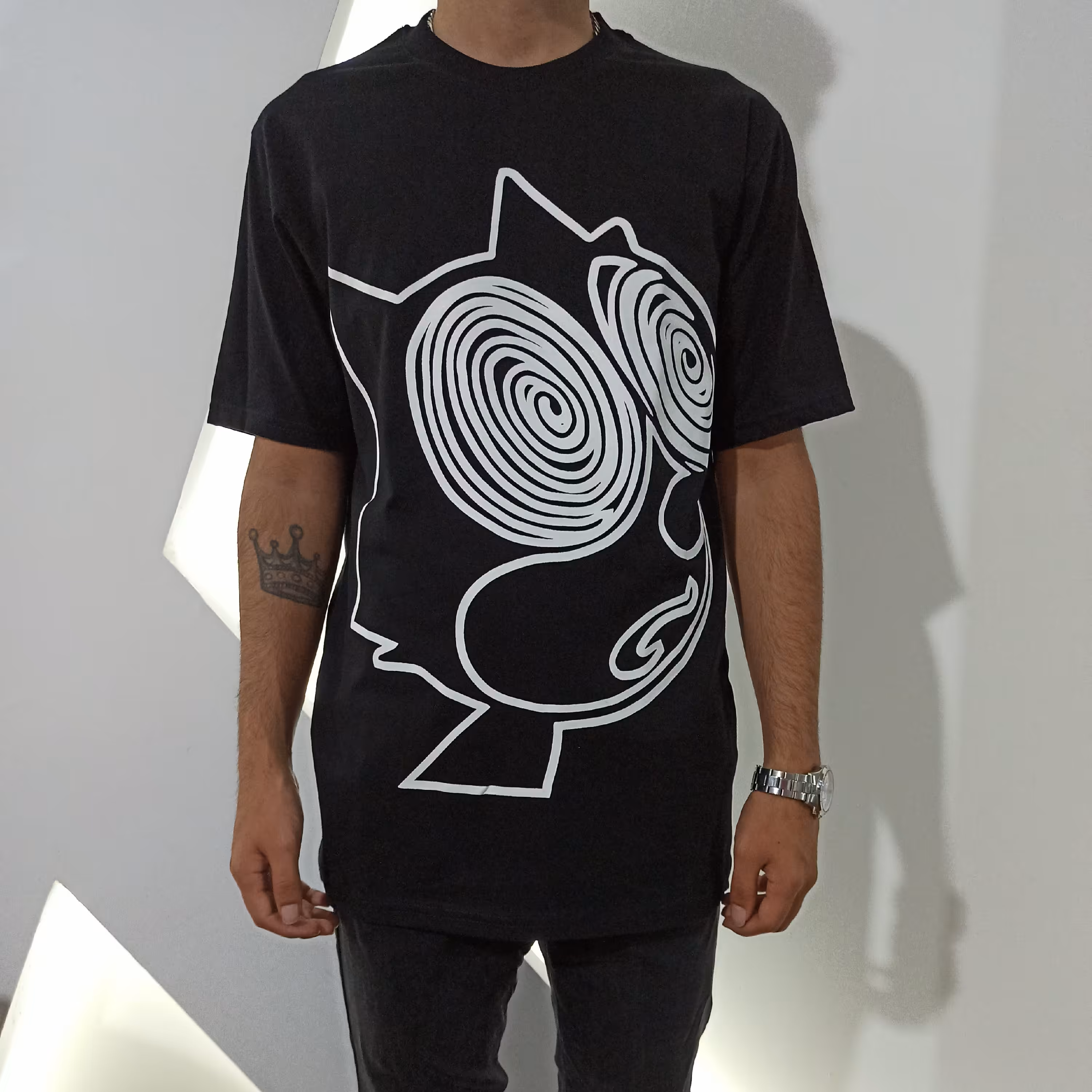 تیشرت لانگ طرح Wake Up