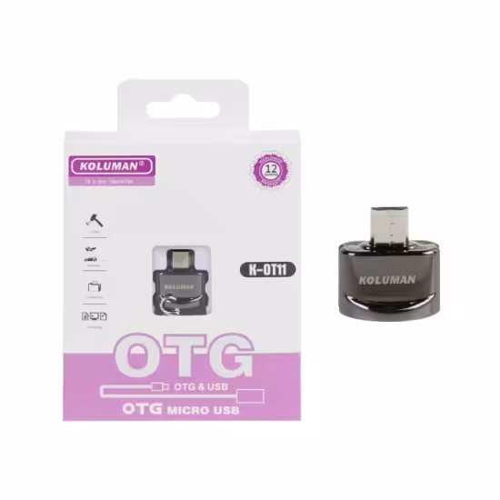 مبدل OTG microUSB به USB کلومن مدل K-0T11