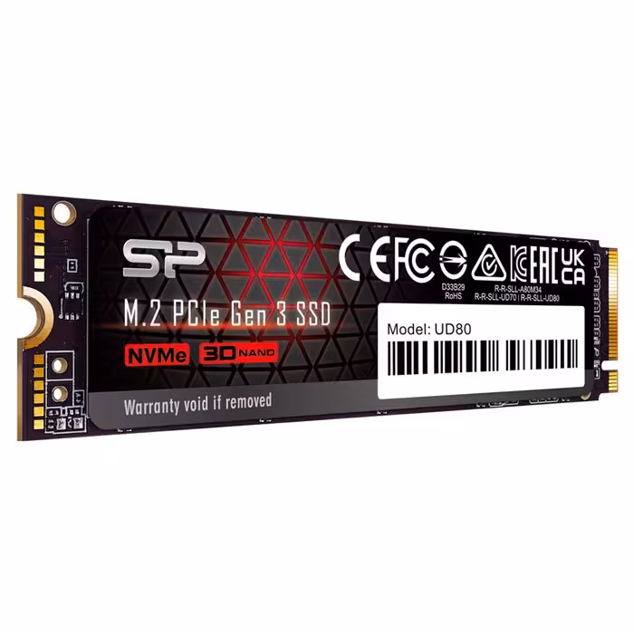 حافظه اس اس دی اینترنال سیلیکون پاور مدل UD80 M.2 PCIe Gen 3x4 ظرفیت 256GB