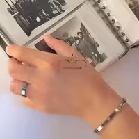 بنگل های استیل رنگ ثابت، نقره ای ،طلایی،رزگلد