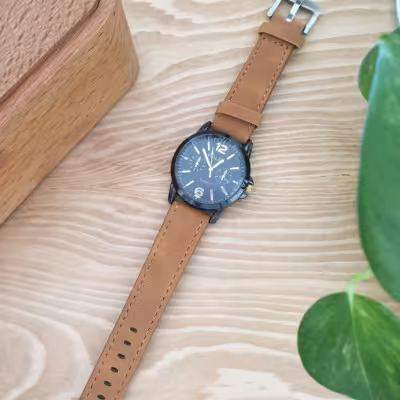 ساعت مچی مردانه والار بند چرم WALAR